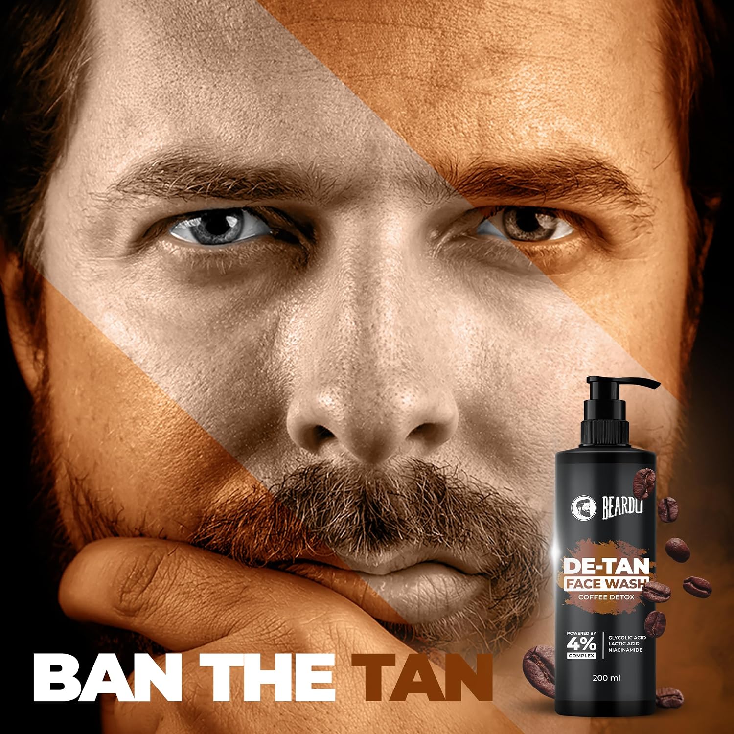 BEARDO DeTan Face Wash for Men - Image 2